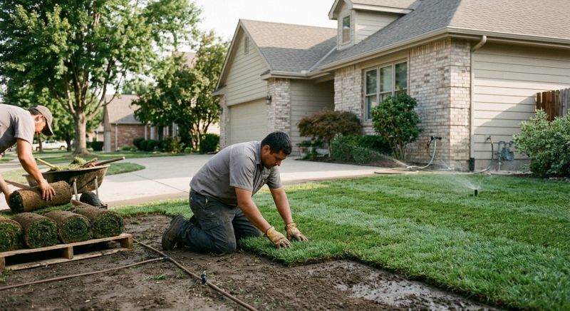Grass Installation in Aiken, SC