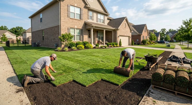 Grass Installation in Rockwall, TX