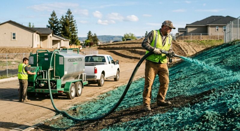 Slope Seeding in Ventura County, CA