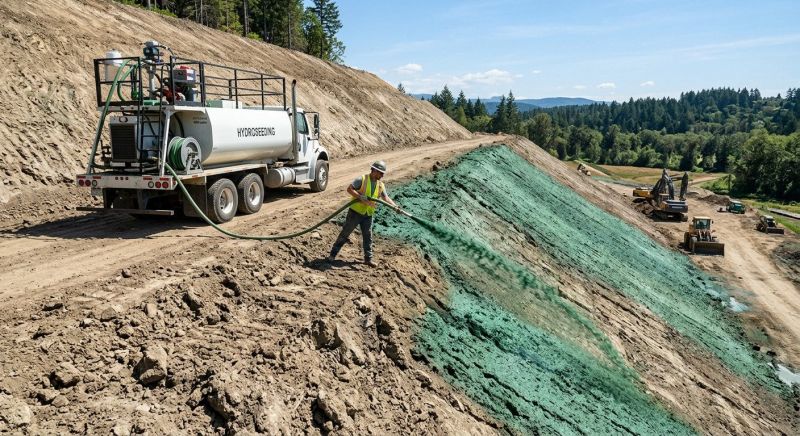 Slope Seeding in Ventura County, CA