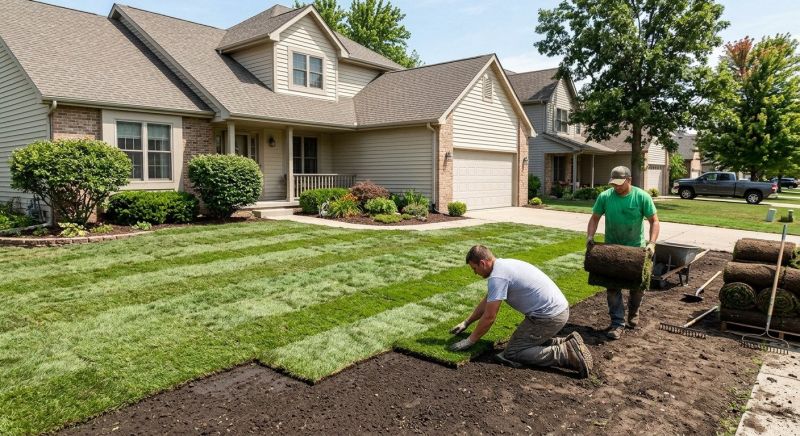 Yard Sodding in Rockwall, TX