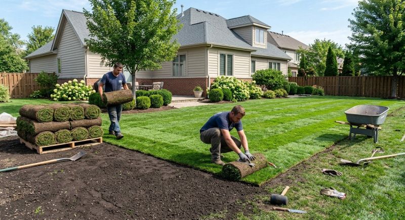Yard Sodding in Rockwall, TX